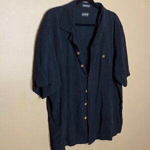 Classic Men's Silk Short Sleeve Shirt